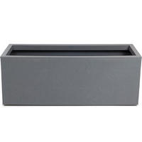 BLUMENKASTEN  - Grau, Basics, Kunststoff (80/30/30cm) - Ambia Garden