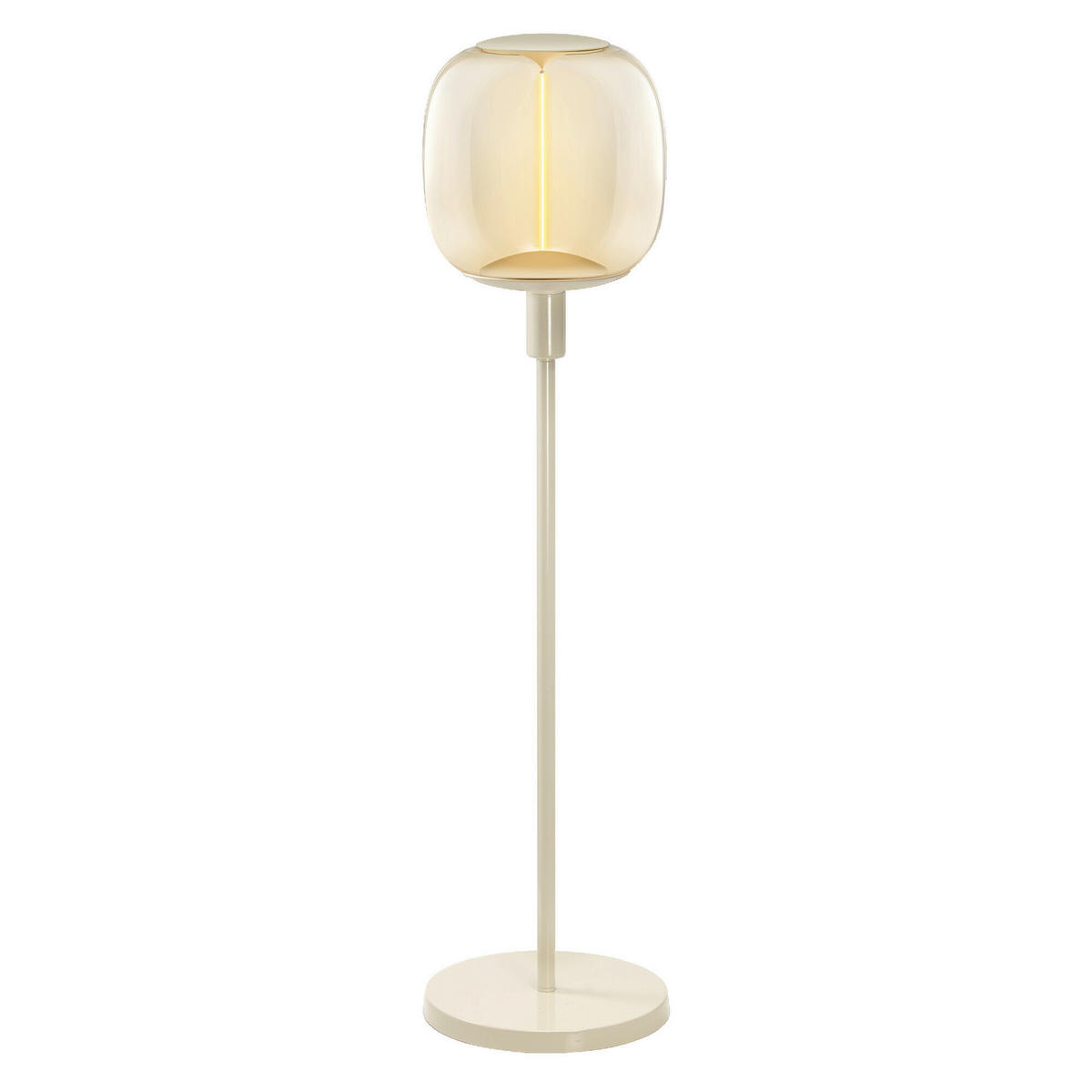 TISCHLEUCHTE 26/78 cm   - Beige, Basics, Metall (26/78cm) - Osram