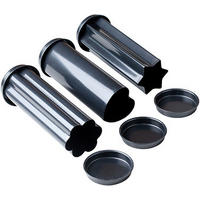 KASTENFORM  - Schwarz, KONVENTIONELL, Metall (7,5/7,5/22cm) - Birkmann