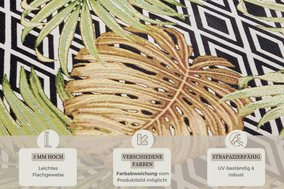 OUTDOORTEPPICH 160/235/235 cm Flair Multicolor  - Multicolor, Design, Kunststoff/Textil (160/235/235cm) - Hanse Home