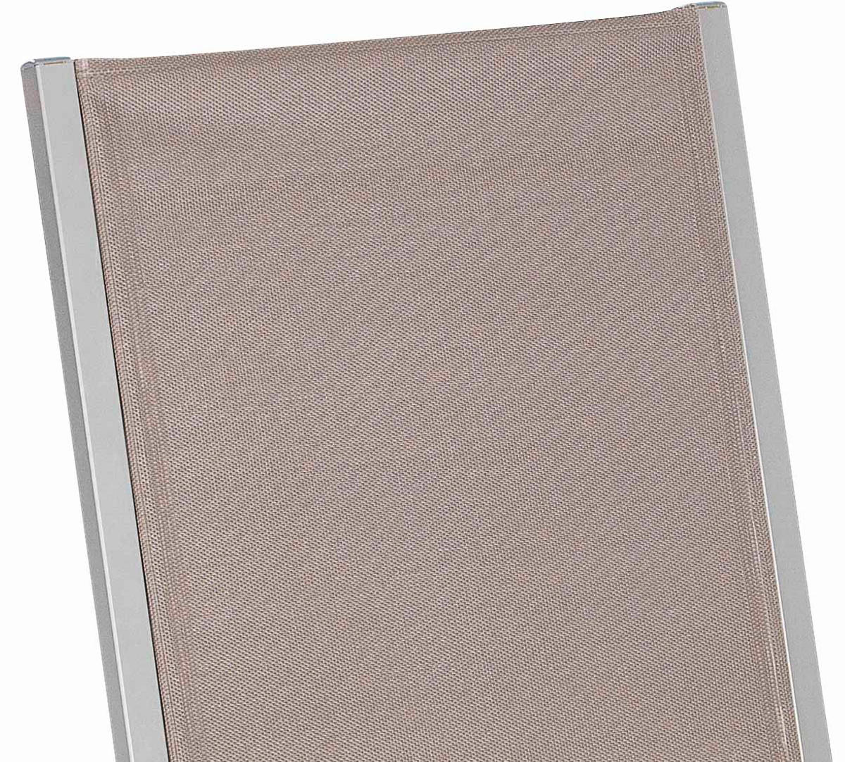 GARTENKLAPPSESSEL in Holz, Metall, Textil Grau, Akaziefarben  - Silberfarben/Akaziefarben, ROMANTIK / LANDHAUS, Holz/Textil (58,5/110,5/65cm) - Gardenson