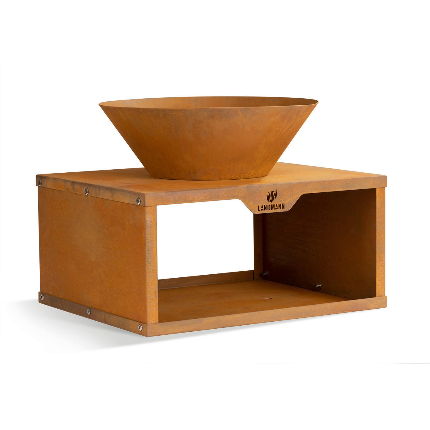MÍSA NA OHEŇ  - hnědá, Basics, kov (60/50/54cm) - Landmann