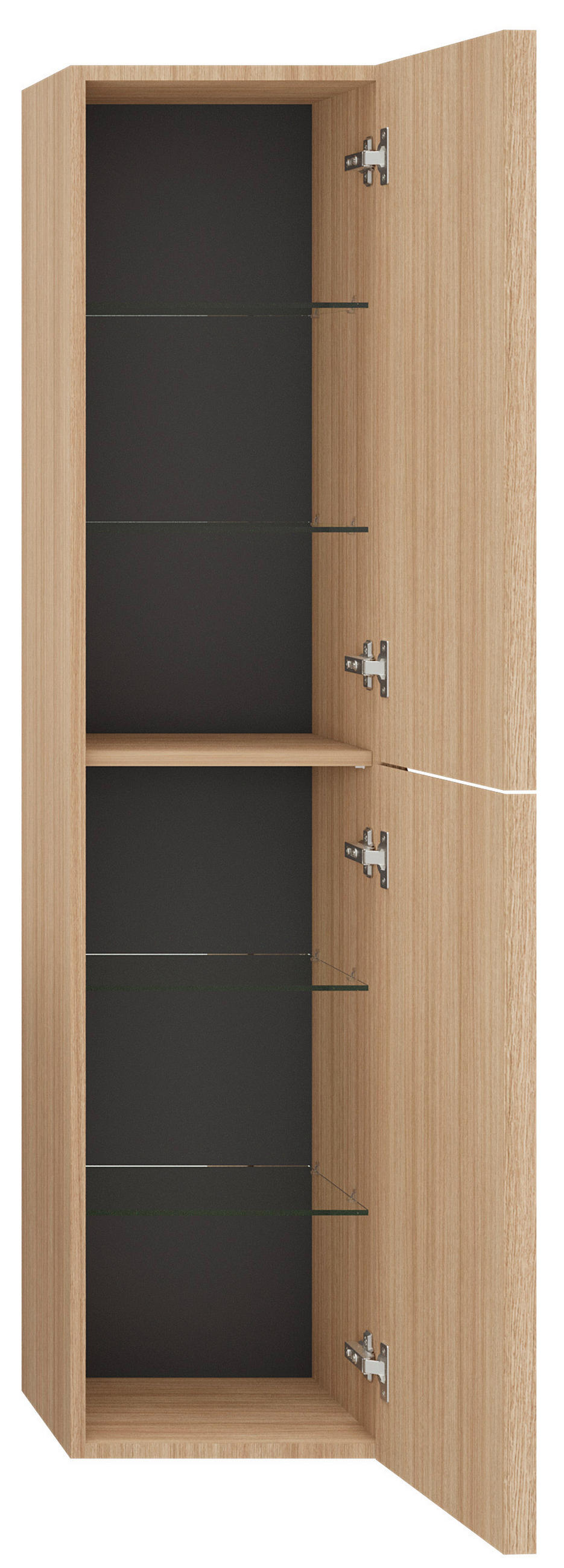 VISOKI ELEMENT   - Moderno, staklo/drvni materijal (35/165/33cm)