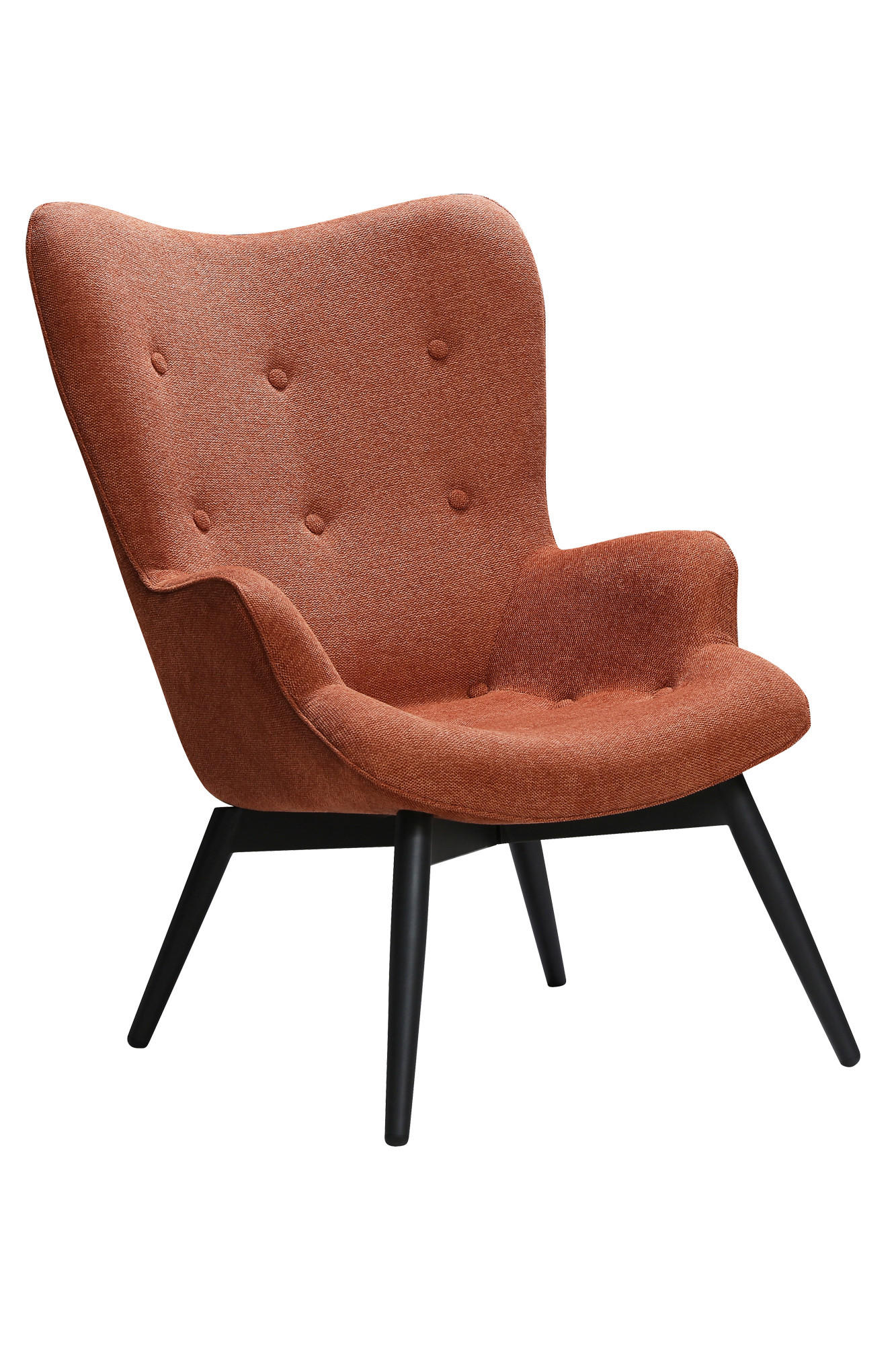 SESSEL in Struktur Kupferfarben  - Schwarz/Kupferfarben, MODERN, Textil/Metall (80/92/99cm) - Livetastic