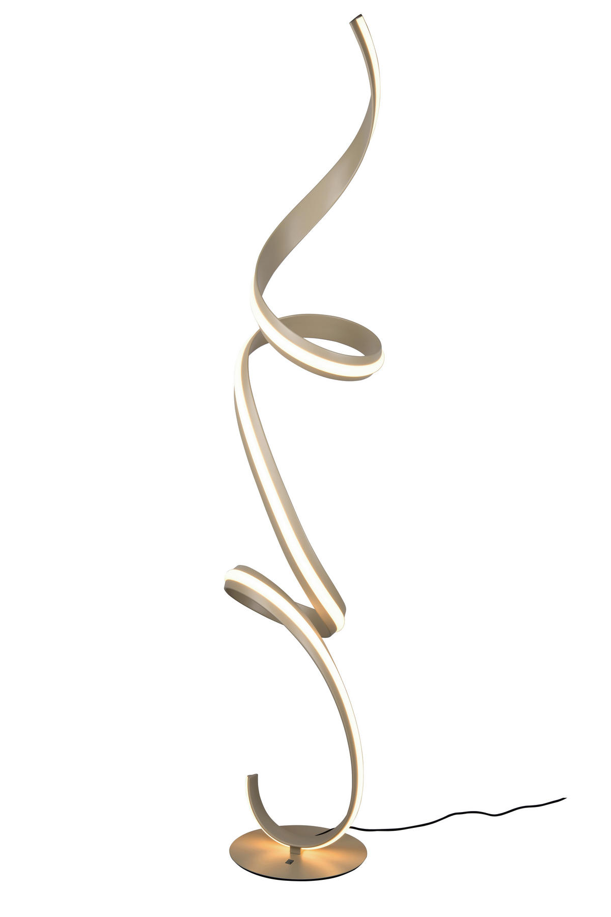 LED-STEHLEUCHTE Cisenna 31/180/30 cm   - Beige/Weiß, Design, Kunststoff/Metall (31/180/30cm) - Cinque