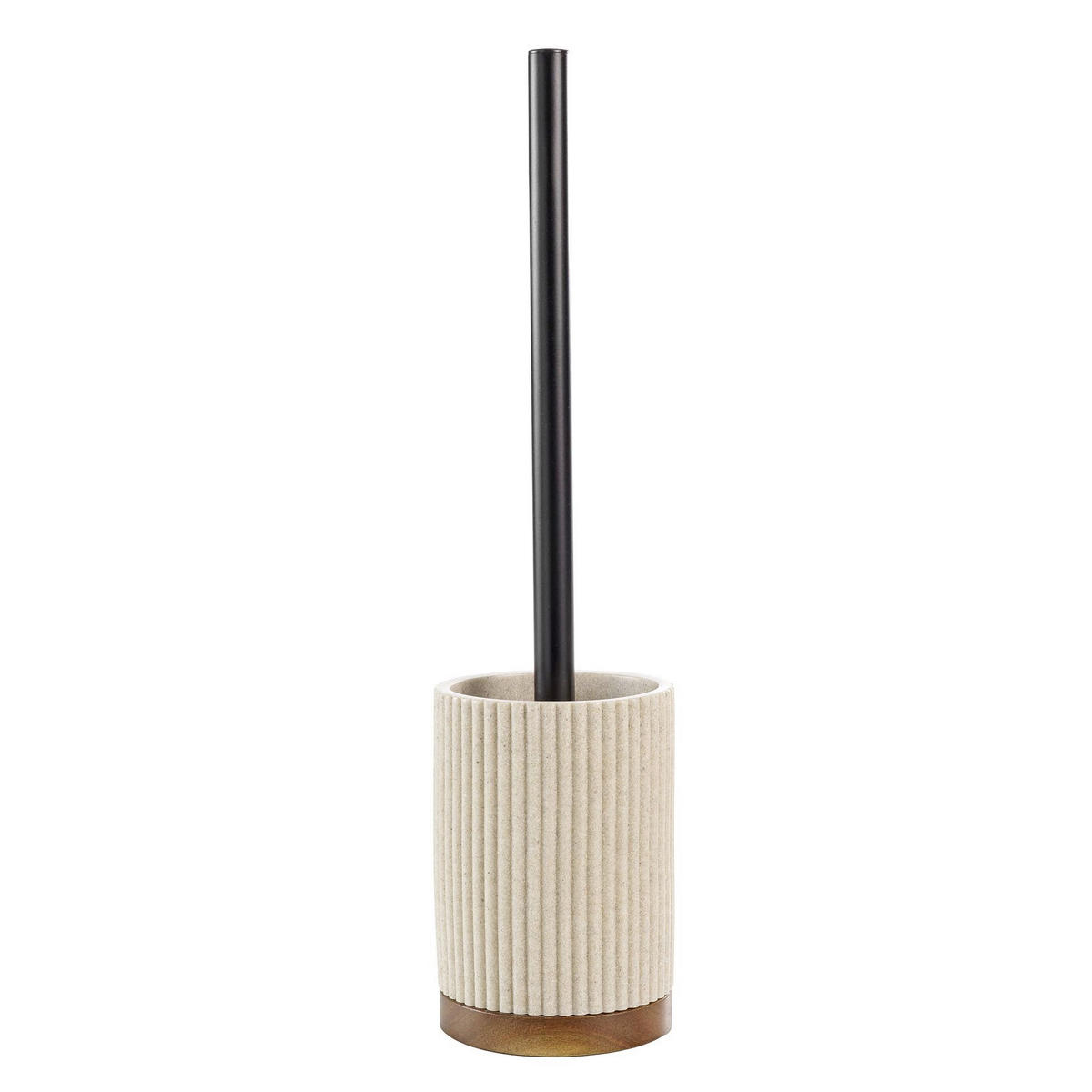 WC GARNITURA SA ČETKOM    - ecru, Osnovno, plastika (9.1/38.5cm) - Homeware