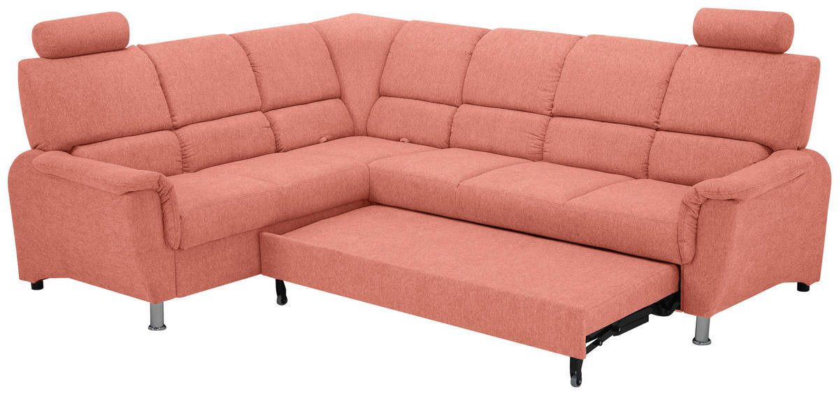 ECKSOFA in Koralle  - Koralle, Design (219/270cm) - Livetastic