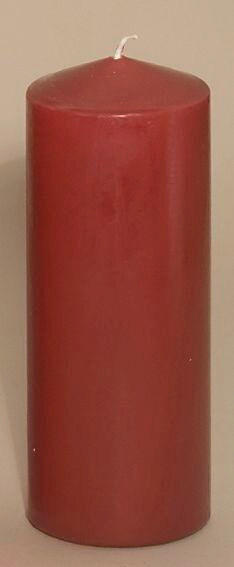 STUMPENKERZE 7,7/20 cm  - Rot, Basics (7,7/20cm) - Steinhart