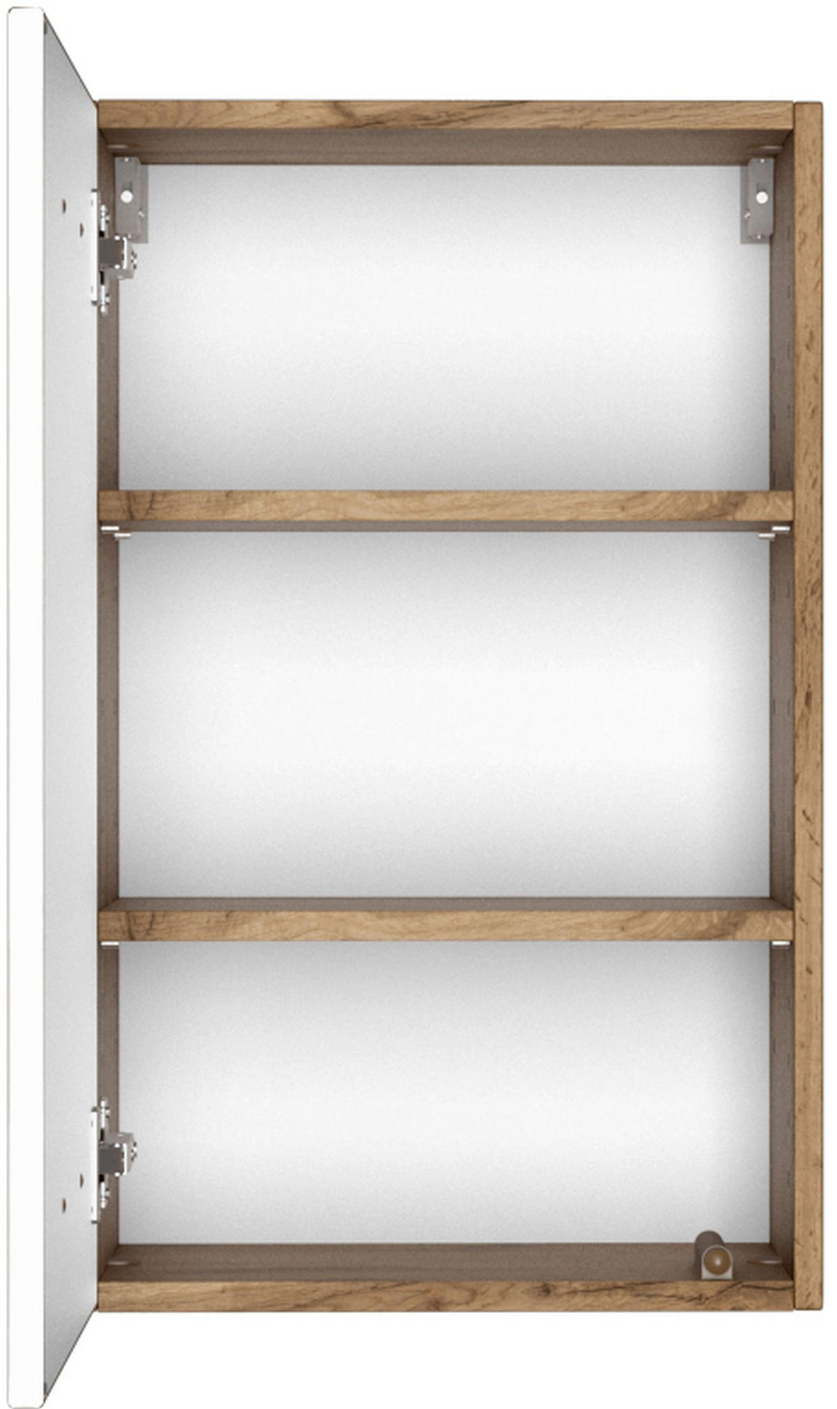 HÄNGESCHRANK 40/64/20 cm  - Eiche Wotan/Weiß, MODERN, Holzwerkstoff (40/64/20cm) - Held