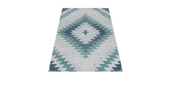 FLACHWEBETEPPICH 80/150 cm Bahama Blau - Blau, Design, Textil (80/150cm) - Novel