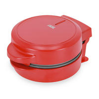 WAFFELEISEN  - Rot, Basics, Metall (12,9/8,7/16,4cm) - ADE