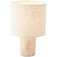 TISCHLEUCHTE - Naturfarben, Natur, Holz/Textil (20/30cm) - Brilliant