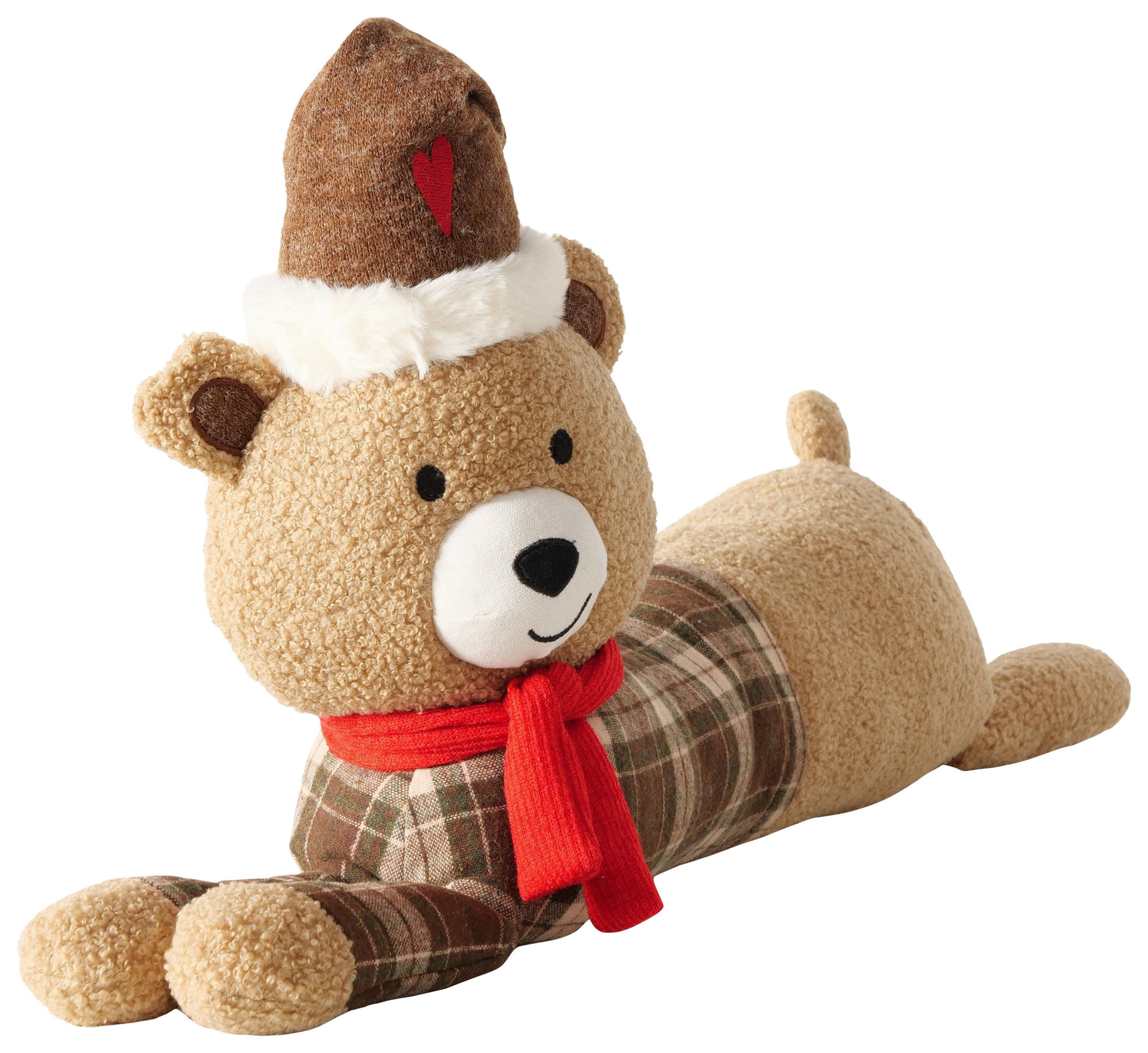 ZUGLUFTSTOPPER    - Braun, Basics, Textil (33/80/15cm)