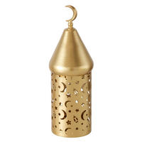 LATERNE - Goldfarben, Basics, Metall (7/7/21cm) - Ambia Home