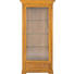 VITRINE Kirschbaum, Linde furniert, massiv Kirschbaumfarben - Kirschbaumfarben/Goldfarben, LIFESTYLE, Glas/Holz (43/200/122cm) - Selva