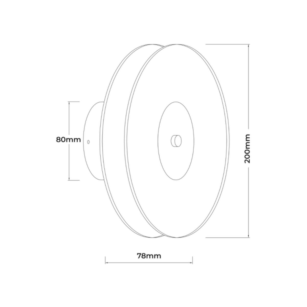 LED-WANDLEUCHTE Casy 20/20/7.8 cm  - Grau, Design, Glas (20/20/7.8cm)