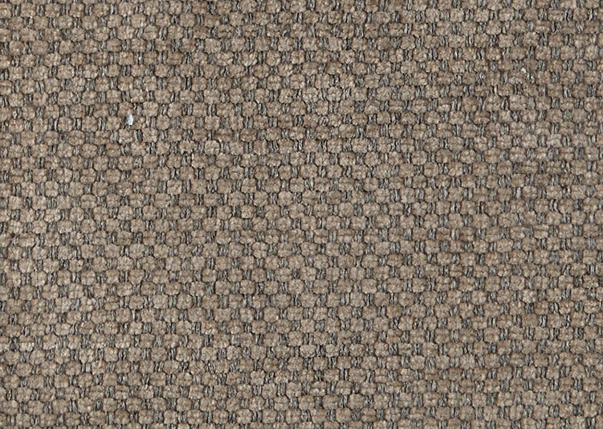 ECKSOFA  in Flachgewebe Braun  204/341 cm  - Schwarz/Braun, Design, Textil/Metall (204/341cm) - Xora
