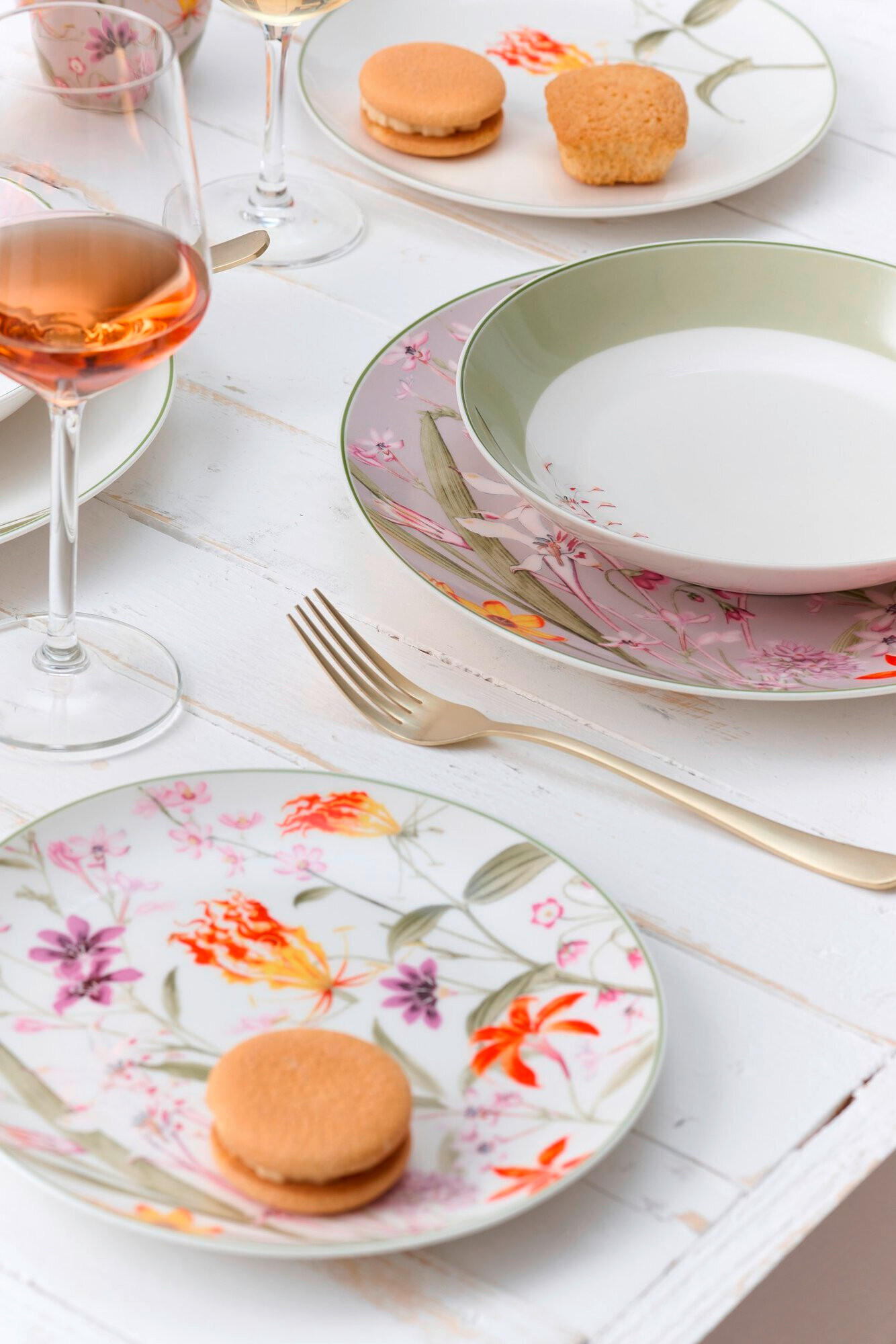MĚLKÝ TALÍŘ porcelán keramika 27 cm - oranžová/bílá, Trend, keramika (27cm) - Ritzenhoff Breker