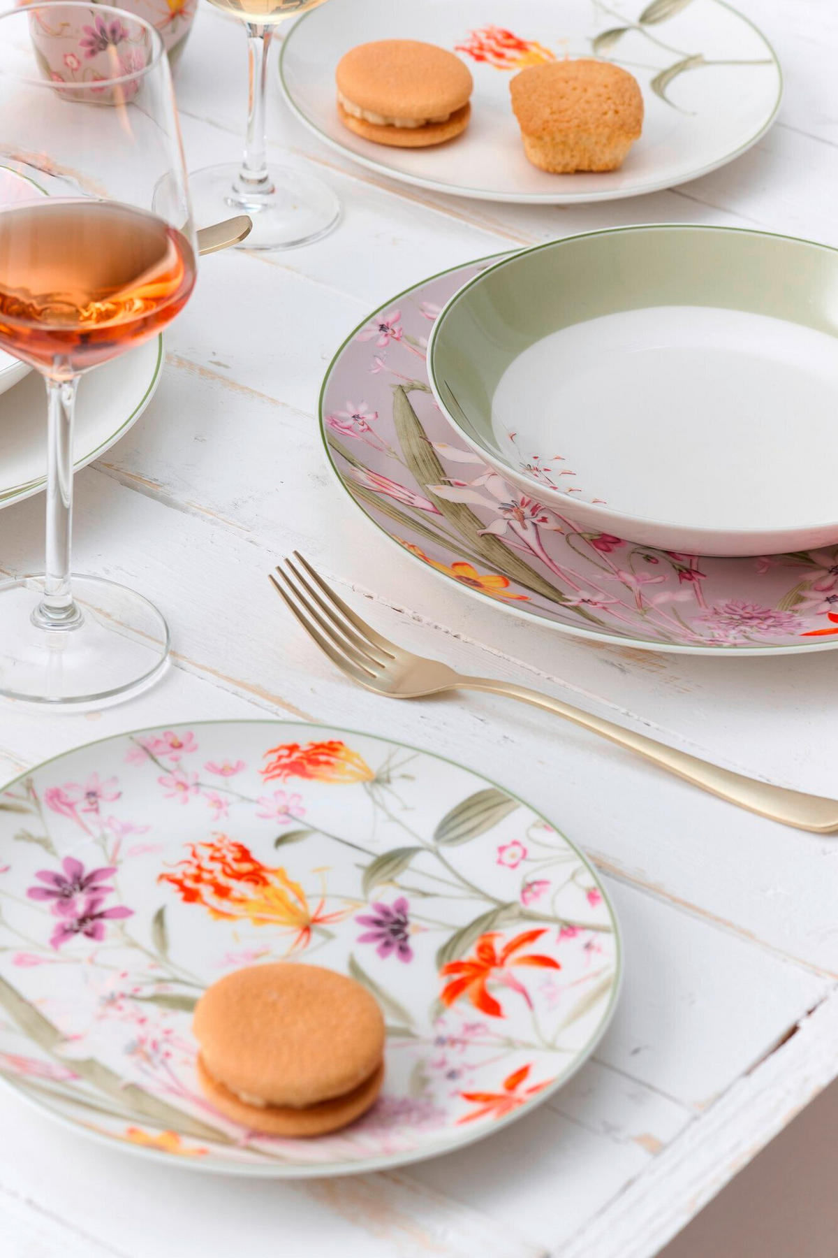 PLYTKÝ TANIER porcelán keramika 27 cm - oranžová/žltá, Trend, keramika (27cm) - Ritzenhoff Breker