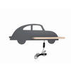 VÄGGLAMPA FÖR BARN Car 43/12/15 cm   - grå, Basics, metall/trämaterial (43/12/15cm)