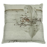 GARTENHOCKERAUFLAGE   50/50/8 cm  - Beige/Grau, Design, Textil (50/50/8cm)