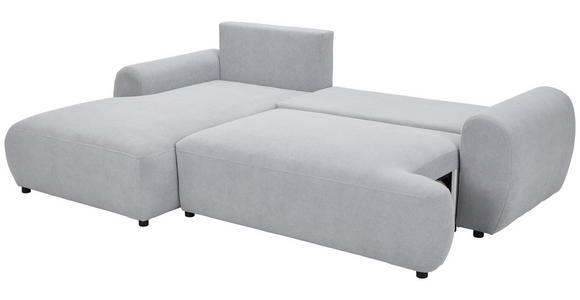 ECKSOFA Grau Webstoff  - Schwarz/Grau, MODERN, Kunststoff/Textil (175/265cm) - Carryhome