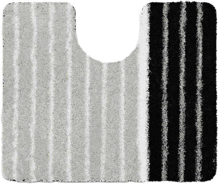 WC-VORLEGER Grau 50/60 cm  - Grau, Basics, Kunststoff/Textil (50/60cm) - Grund