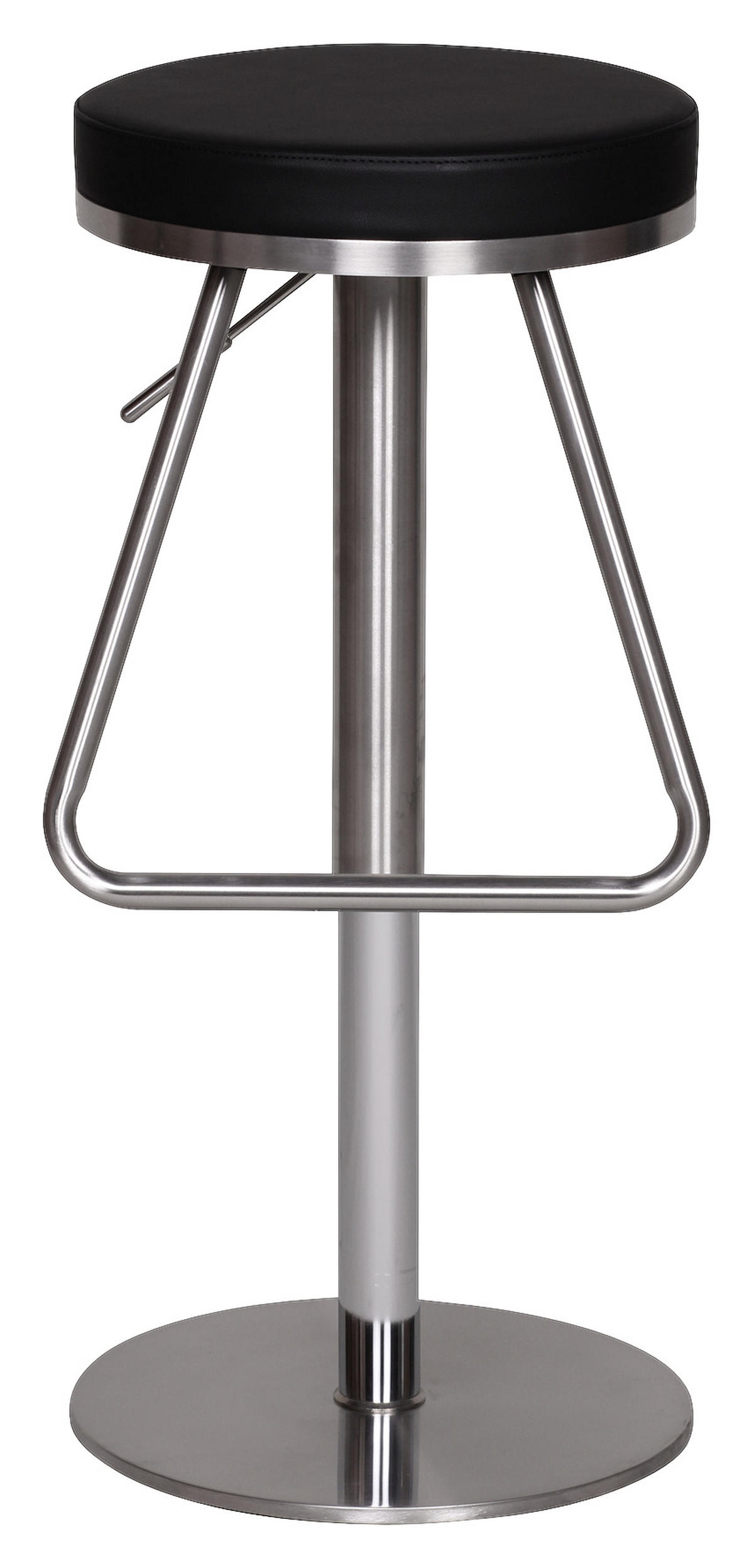 BARPALL i svart  - silver/svart, Modern, metall/textil (39/54/39cm) - MID.YOU