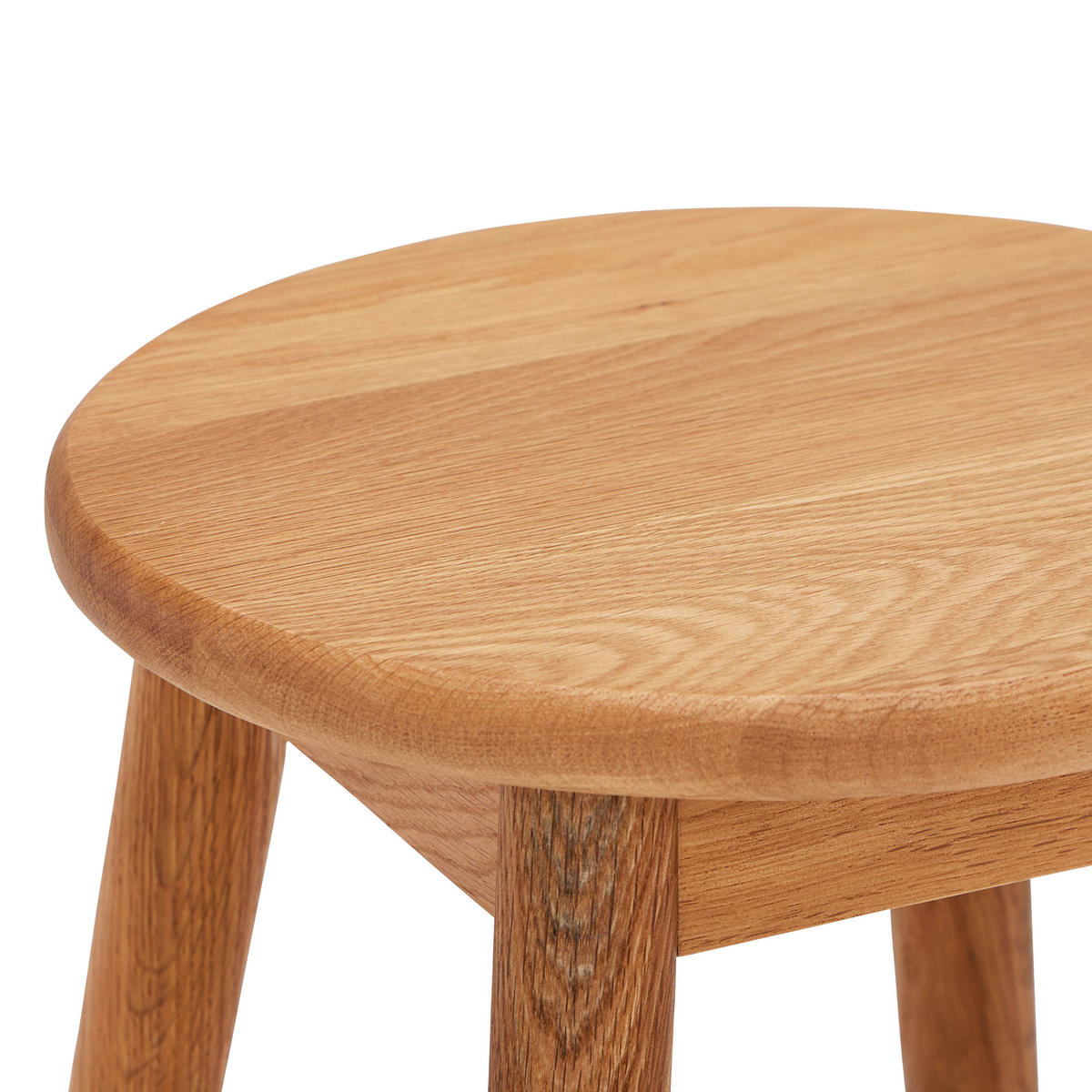 HOCKER Eiche Eichefarben  - Eichefarben, Natur, Holz (30/45/30cm) - Linea Natura
