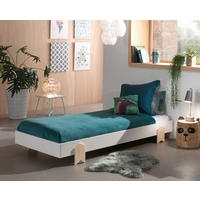 POSTEĽ PRE DETI A MLÁDEŽ, 90/200 cm biela - biela, Modern, drevo/kompozitné drevo (90/200cm) - MID.YOU