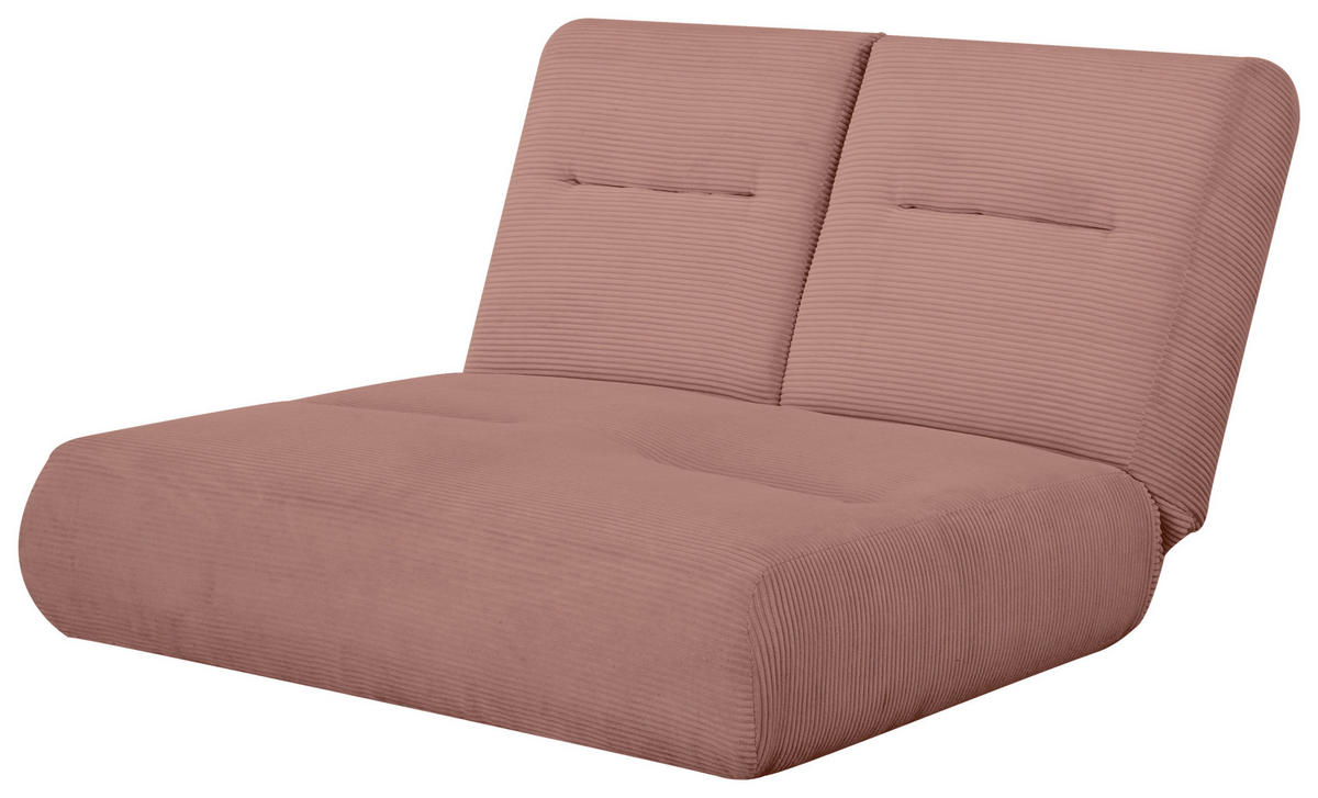 SCHLAFSOFA Cord Altrosa  - Altrosa, Design, Textil (159/88/160cm) - Livetastic