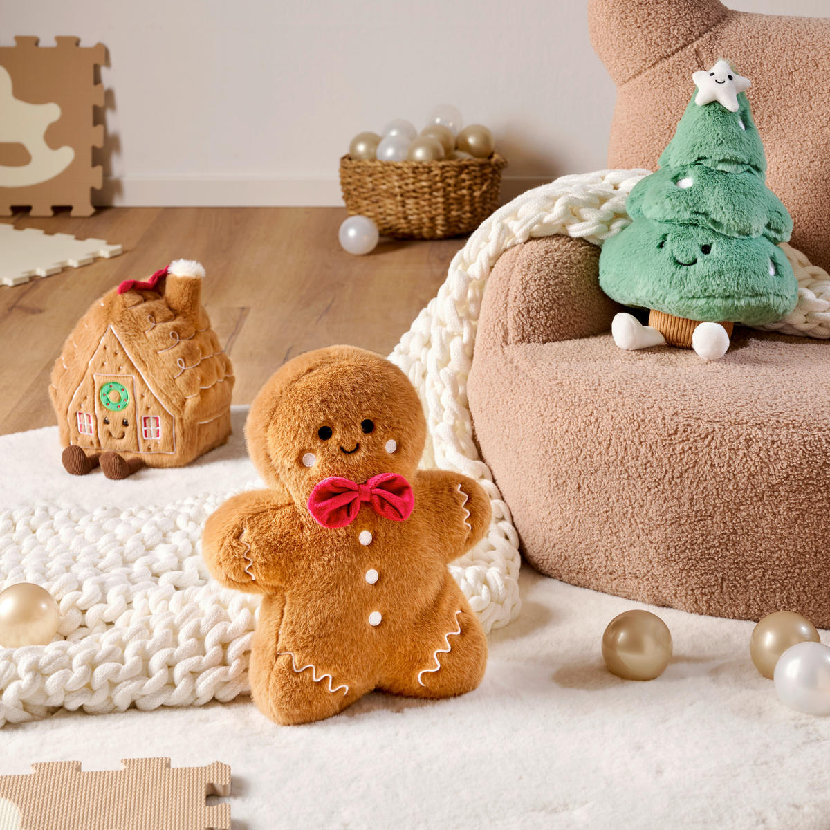 PLÜSCHFIGUR 25 cm  - Multicolor, Textil (25cm) - X-Mas