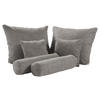 KISSENSATZ    - Grau, Design, Textil - Xora