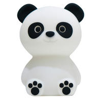 KINDER-NACHTLICHT Paddy Panda 9/12/9 cm  - Weiß, KONVENTIONELL, Kunststoff (9/12/9cm) - P & B
