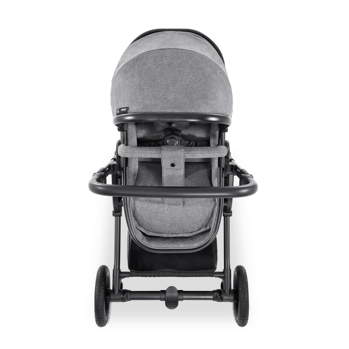 ZWILLINGSWAGEN ATLANTIK TWIN  - Schwarz/Grau, Basics, Textil/Metall (125/64/108cm) - Hauck