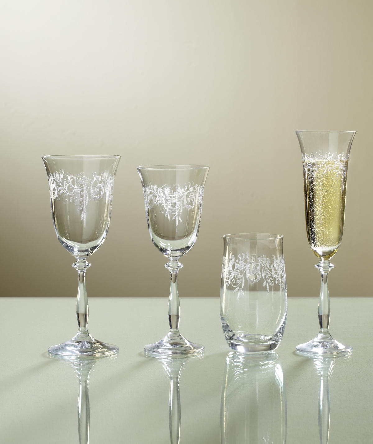 SEKTGLAS-SET 6-teilig  - Klar, Trend, Glas (0,19l) - Novel