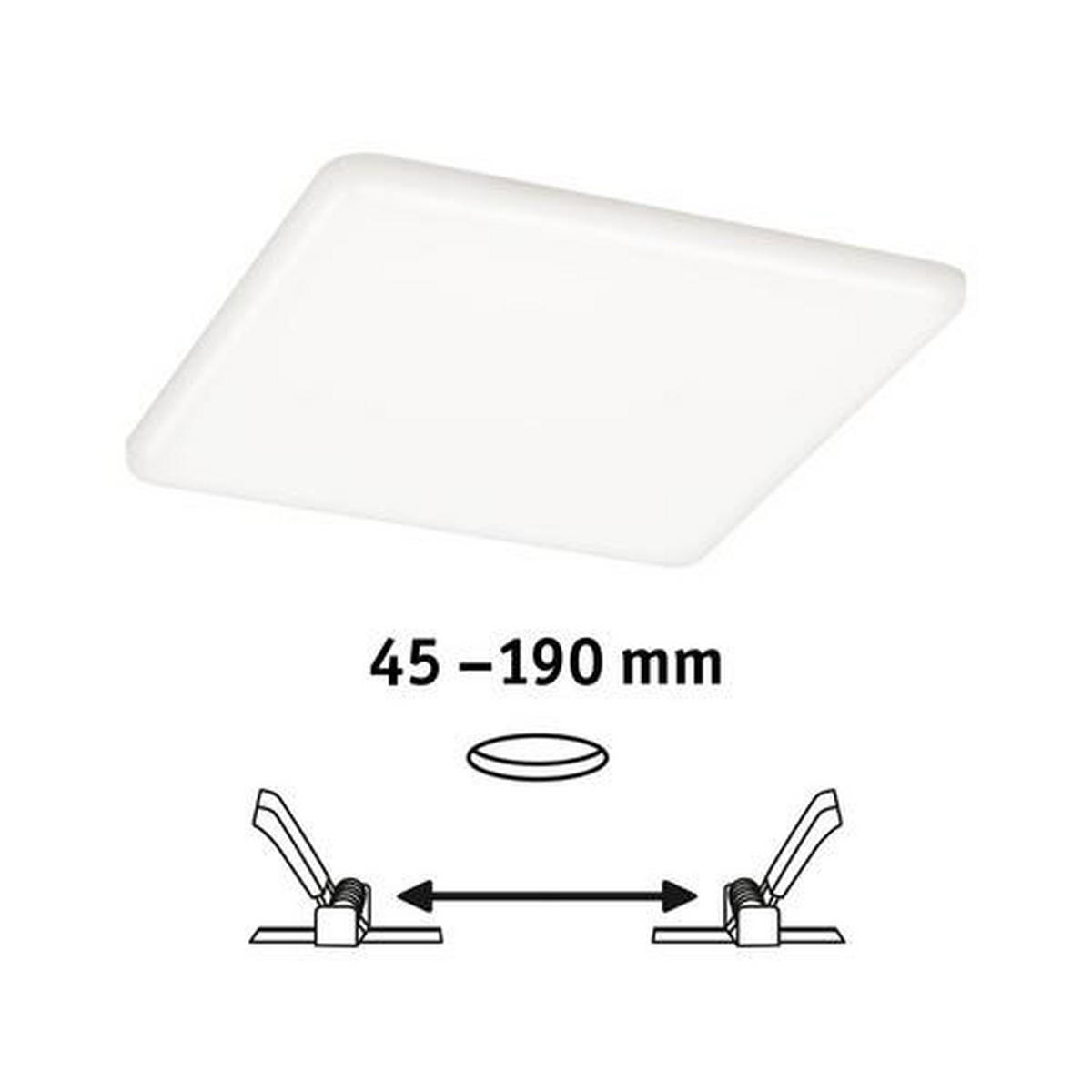 LED-PANEEL   - Weiß, LIFESTYLE, Kunststoff (18,5/18,5cm) - Paulmann
