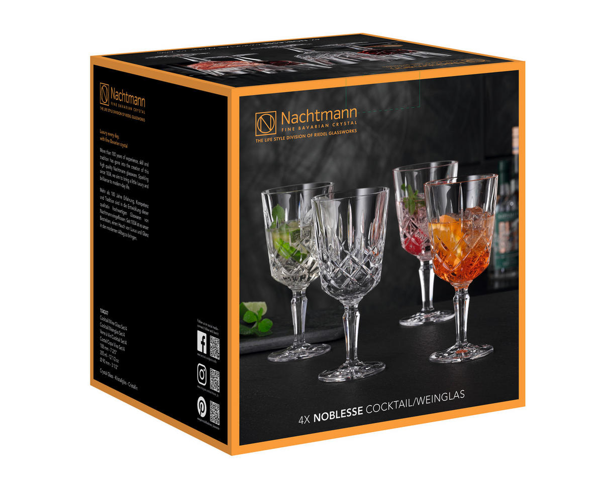 GLAS 355 ml 4-teilig  - Basics, Glas (9/18,8/9cm) - Nachtmann