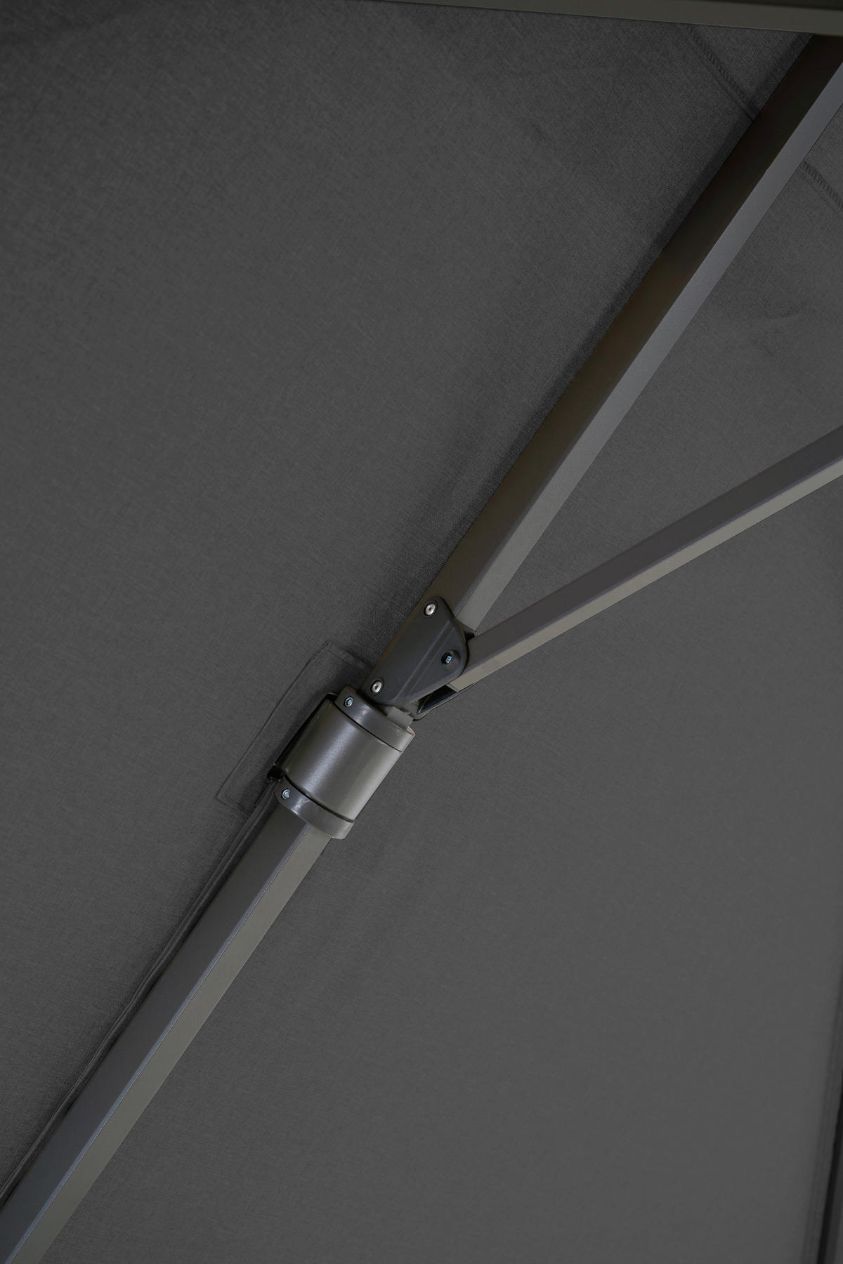 AMPELSCHIRM  300/300 cm  - Anthrazit, MODERN, Textil/Metall (300/300cm) - Siena Garden