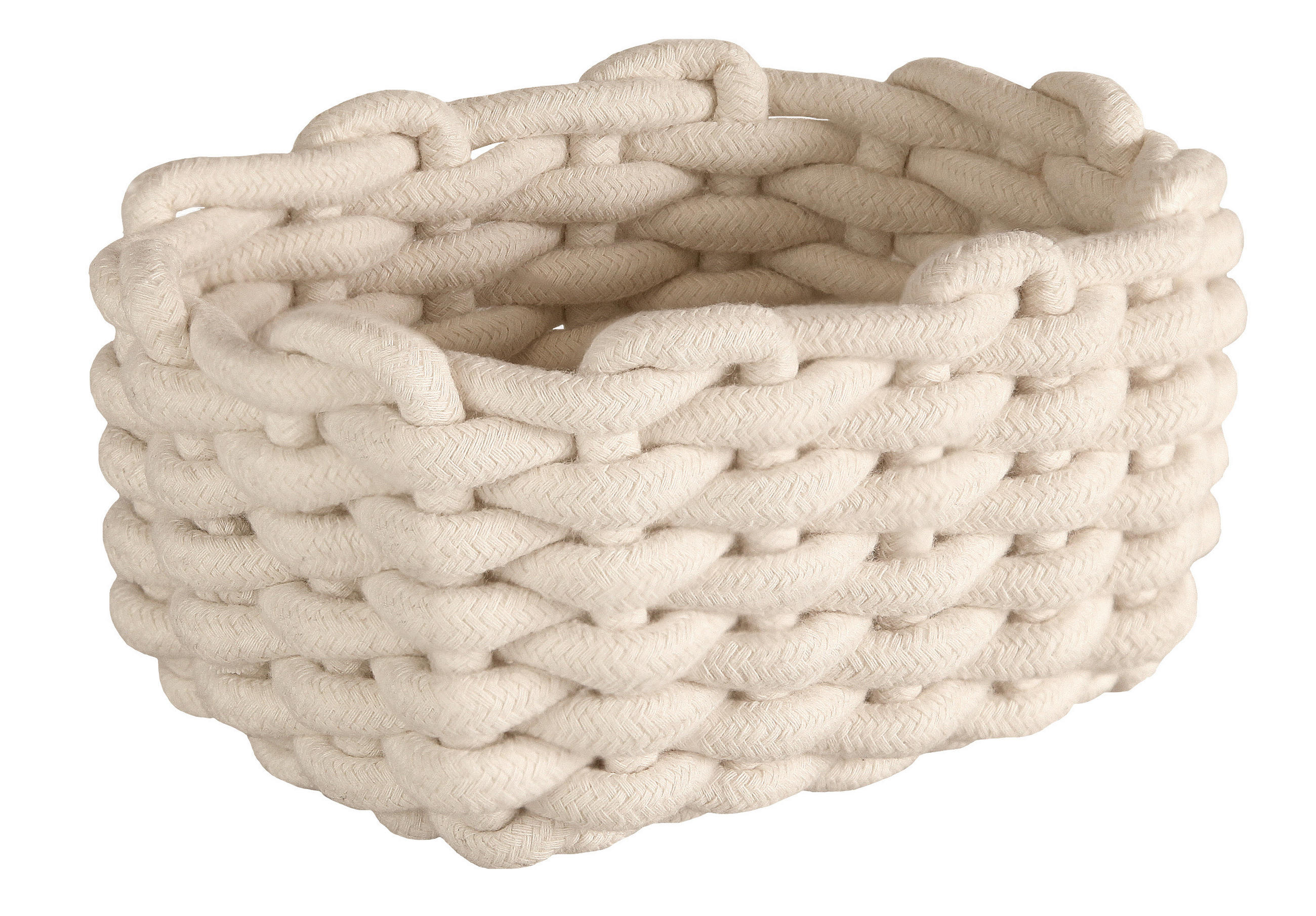 AUFBEWAHRUNGSKÖRBCHEN  - Beige, Basics, Kunststoff/Textil (19/14/10cm) - Kleine Wolke