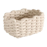 AUFBEWAHRUNGSKÖRBCHEN  - Beige, Basics, Kunststoff/Textil (19/14/10cm) - Kleine Wolke