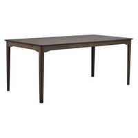 MATBORD mörkbrun  utdragbar, finns i olika storlekar, finns i olika trädekorer  - mörkbrun, Design, trä (180/90/75cm) - Rowico