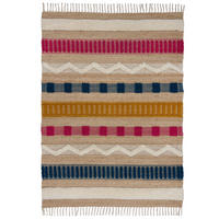 HANDWEBTEPPICH 160/230 cm Medina Multicolor  - Multicolor, KONVENTIONELL, Textil (160/230cm) - Xora