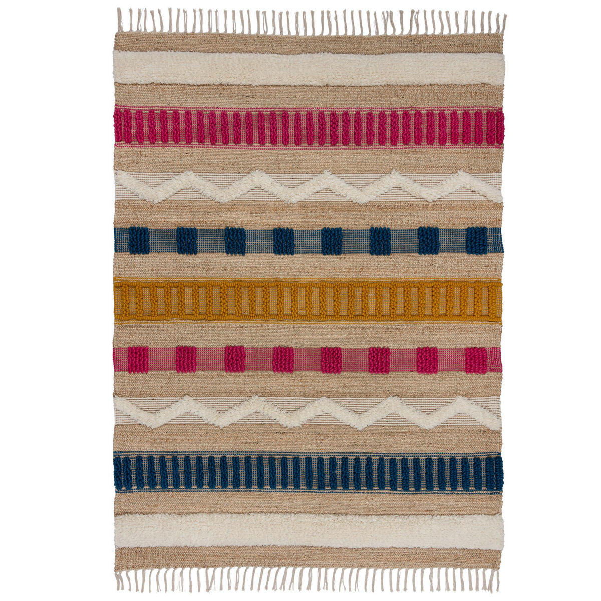 HANDWEBTEPPICH 160/230 cm Medina Multicolor  - Multicolor, KONVENTIONELL, Textil (160/230cm) - Xora