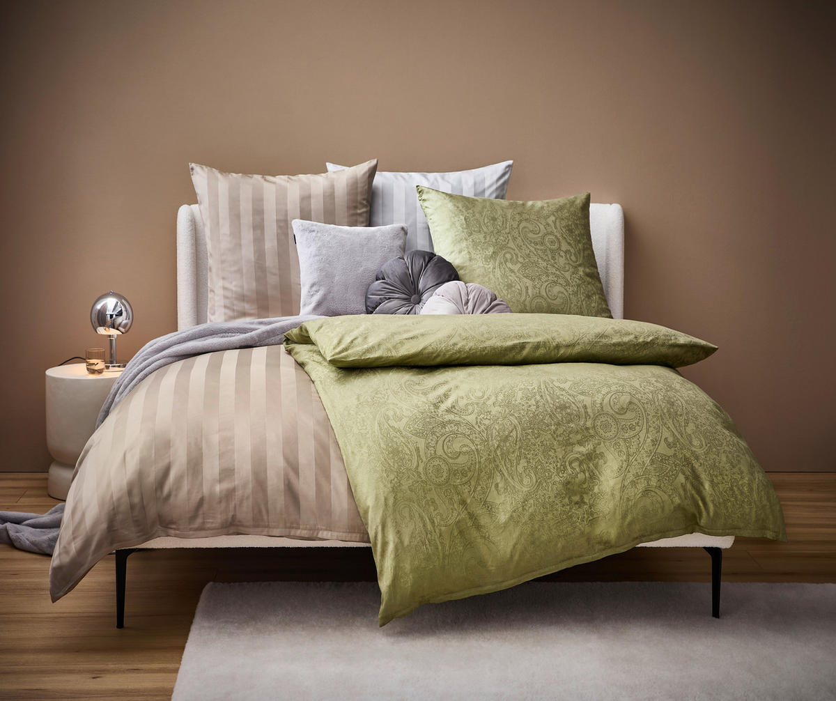 BETTWÄSCHE Satin 135/200 cm  - Beige, Textil (135/200cm) - Dieter Knoll