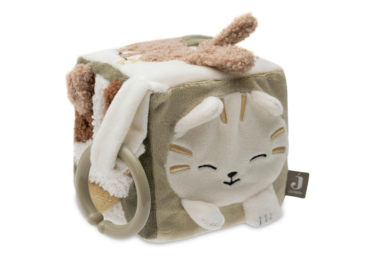 IGRALNA KOCKA - večbarvno, Basics, tekstil (10/10/1cm) - JOLLEIN