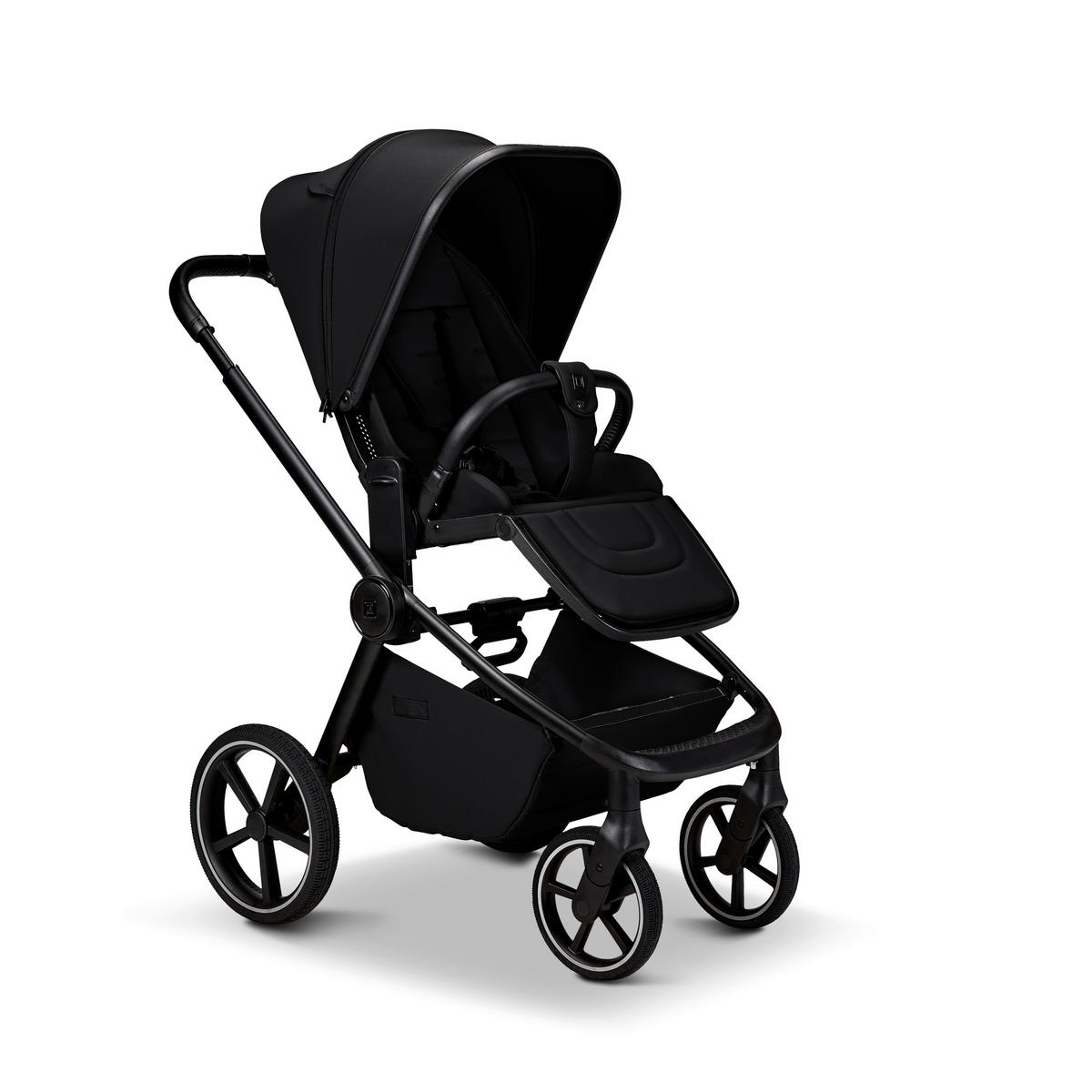 KOMBIKINDERWAGEN  Resea 2.0  Onyx  - Schwarz, Basics, Textil (96/57/114cm) - Moon