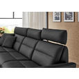 ECKSOFA in Echtleder Anthrazit  169/298 cm  - Anthrazit/Schwarz, Design, Leder/Metall (169/298cm) - Dieter Knoll