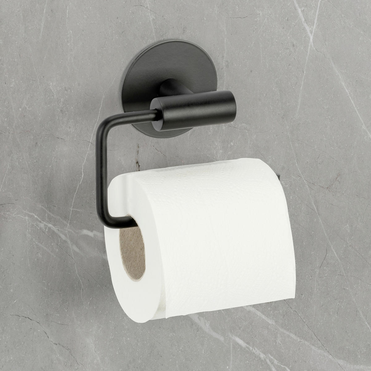 TOILETTENPAPIERHALTER - Schwarz, KONVENTIONELL, Metall (13,5/5,5/11cm) - Schöner Wohnen