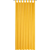 ZAVESA SA PETLJAMA ZA KAČENJE žuta - žuta, Osnovno, tekstil (135/245cm) - Boxxx